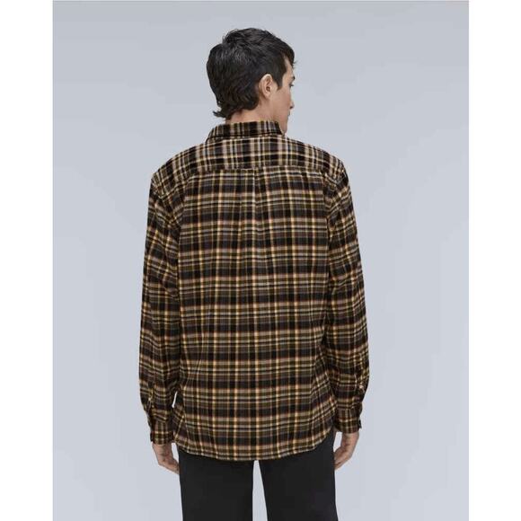 NWT Everlane Mens Black Beech Plaid Button Down The Brushed Flannel Shirt Size L - Picture 2 of 6